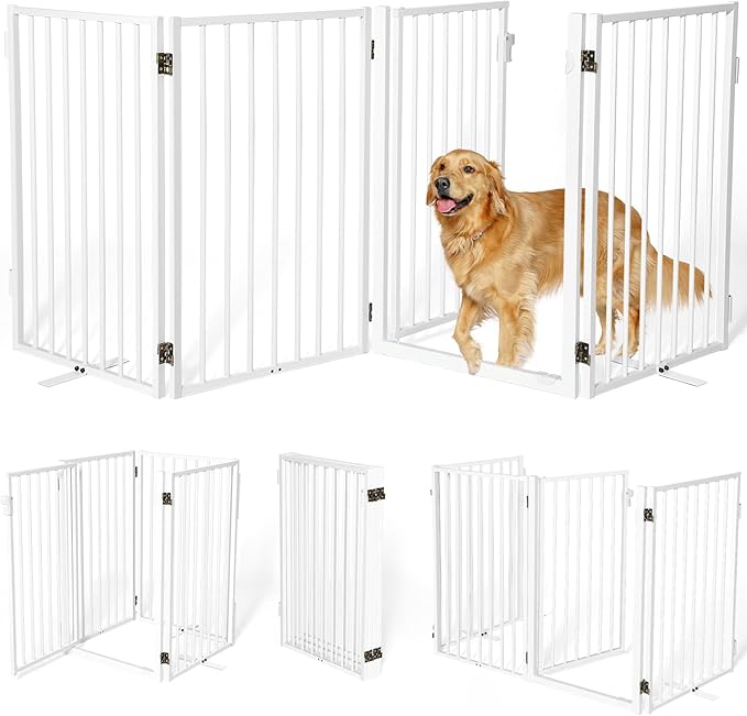 Metal Freestanding Dog Gates by WeLovePetsAsMuchAsYouDo