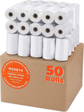 MUNBYN 2 1/4" inch x 50'ft Thermal Paper, BPA Free Receipt Paper, 58mm Thermal by MUNBYN