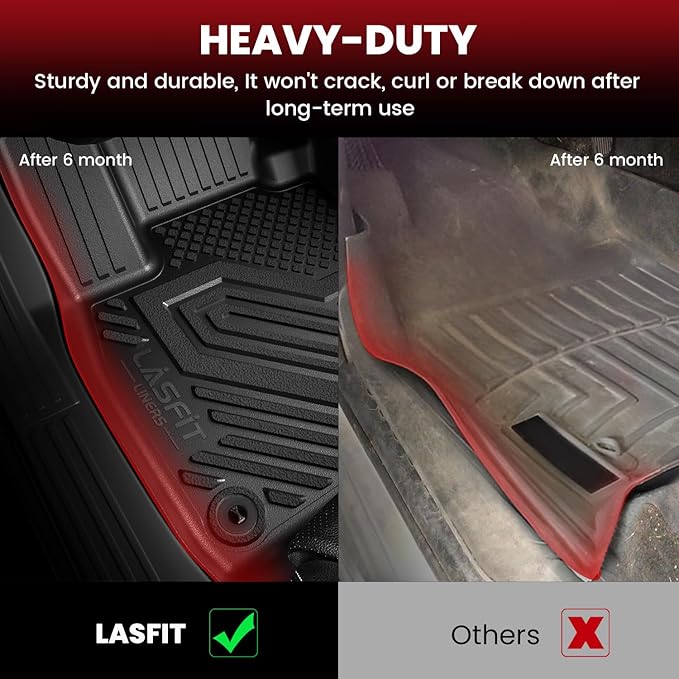 LASFIT Floor Mats for Nissan Pathfinder 2013-2020 / Infiniti QX60 2014-2021 / - Image 3