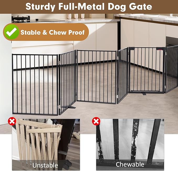 Metal Freestanding Dog Gates - Image 6