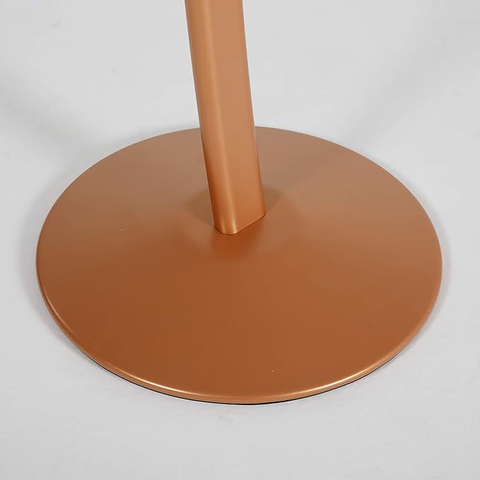 M&T Displays Curved Menu Board, 8.5x11 Pedestal Sign Holder Copper Floor - Image 4