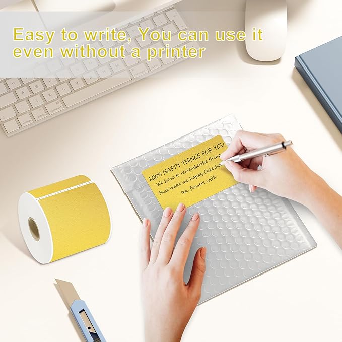 3 X 5 Inch Printable Waterproof Rectangle Color Coding Labels, 300 Per Roll - Image 6