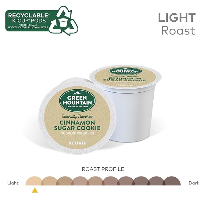 Green Mountain Coffee Roasters light roast Pod Cinnamon Sugar Cookie Coffee - Image 4