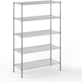 21" Deep x 48" Wide x 74" Height Wire Shelving Kit | 5-Tier | NSF Commercial by Regal+Altair