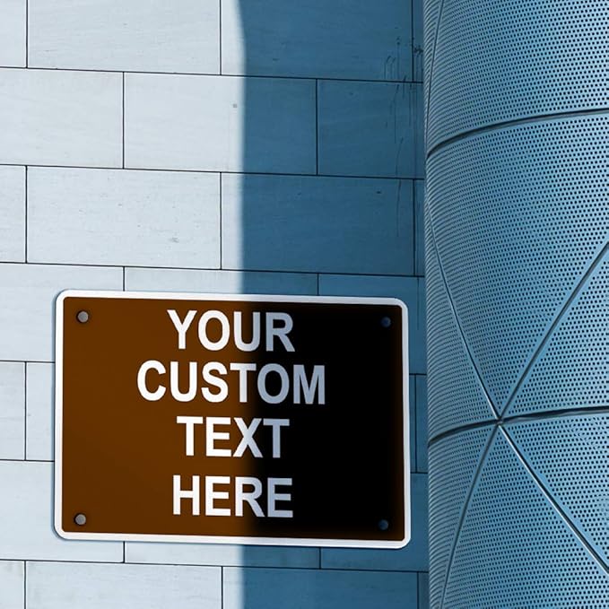 Aluminum Weatherproof Metal Sign Multiple Sizes Custom Personalized Text Here - Image 3