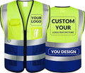 BeautyWill Custom Safety Vest Logo Class 2 High Visibility Reflevtive Vest by BeautyWill