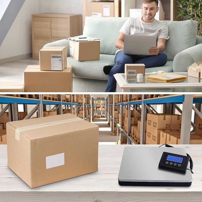 Fuzion Shipping Scale for Packages Small Business - 440lb x 0.1lb Digital - Image 7