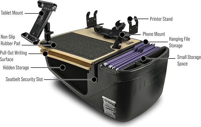 AutoExec AE-GMCD-PM-PS-TAB-11M GripMaster Car Desk - Image 3