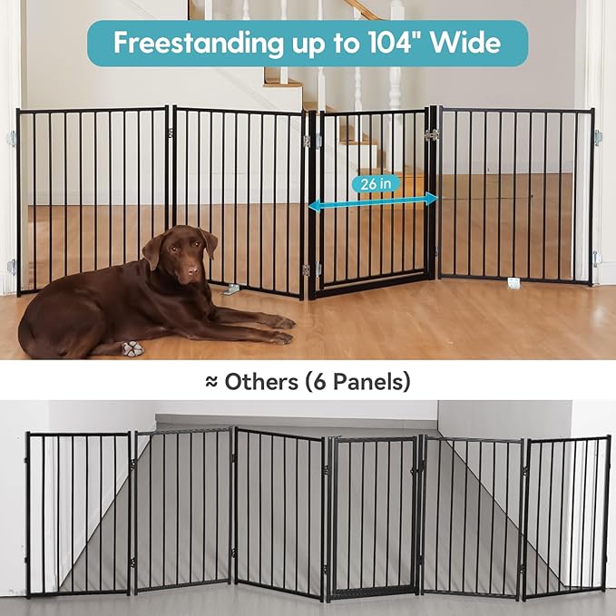 No Pawblems Free Standing Dog Gate - Image 2