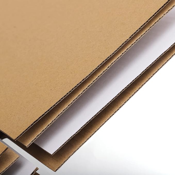 Eupako 5x5x5" Cardboard Box Mailers 25 Pack White Cube Corrugated Small - Image 3