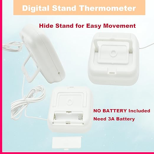Small Digital Thermometer TA358 Celsius/Fahrenheit Temperature Indoor/Outdoor - Image 6