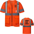 A-SAFETY High Visibility Reflective Safety Vest Customize Logo by A-SAFETY