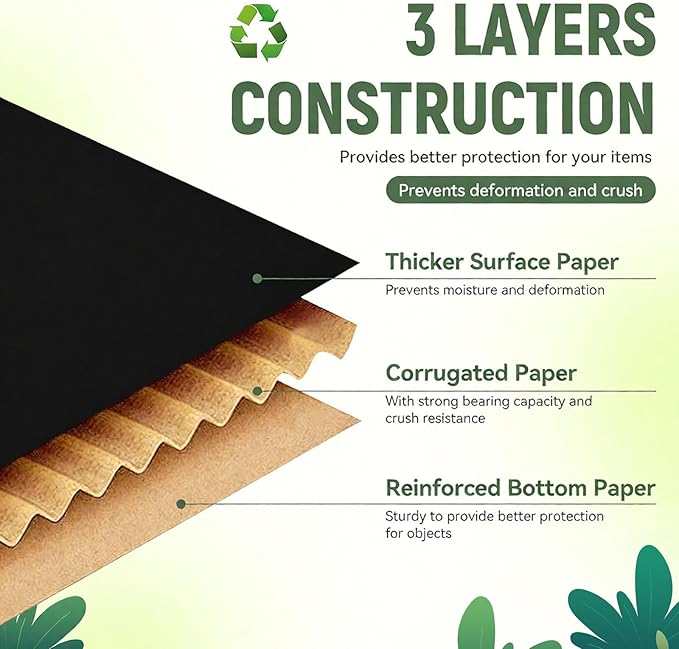 12"x9"x4" Shipping Boxes Set of 5 - Image 4