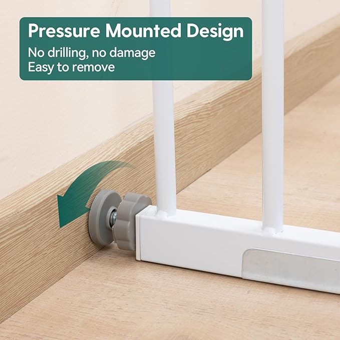 BABELIO Safety Gate Door Fits for Stairs, Narrow and Wide Doorways - Image 7