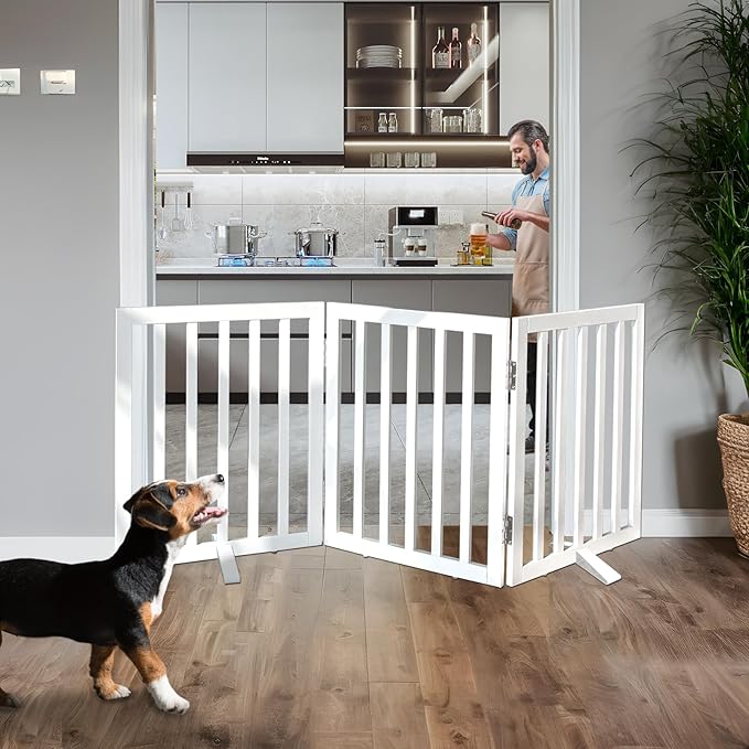 ZJSF Freestanding Indoor Dog Gate - Image 2