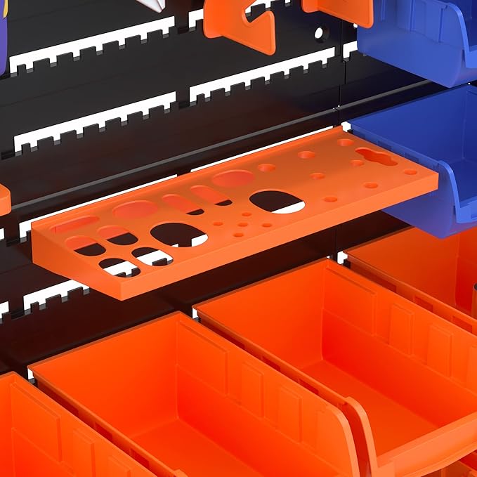 52PCS Wall Mounted Storage Bins Garage Storage Drawers - Image 9