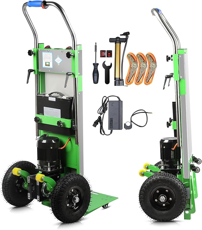 Electric Stair Climbing Dolly, 1250W Electric Hand Truck by kaiwrxin