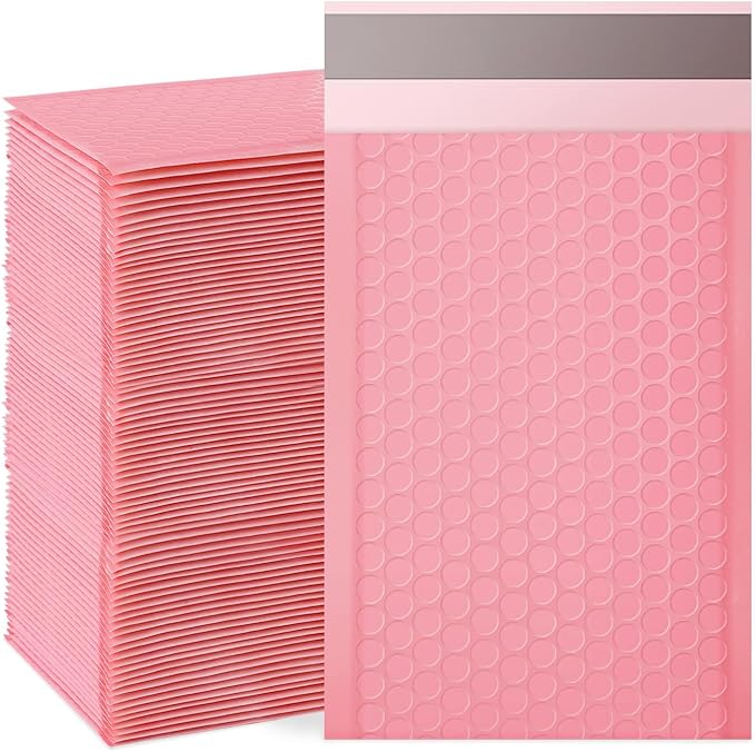 packbabol Bubble Mailers, 4x7 Inch Padded Bubble Mailers Pack of 100 Bubble by packbabol