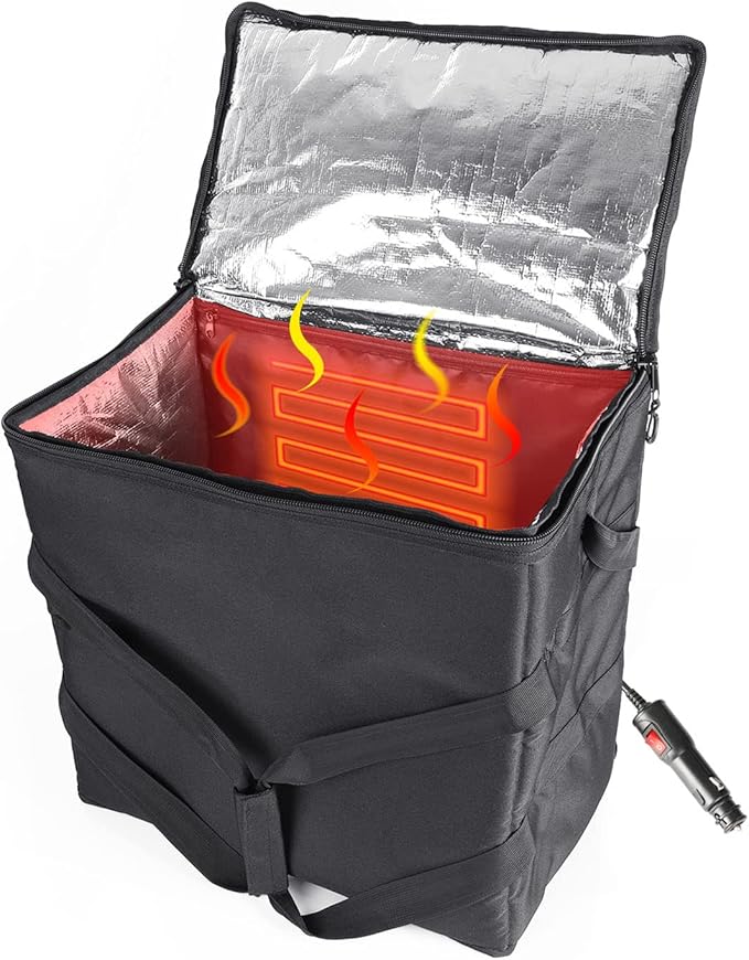 Insulated Heated Delivery Bag by OLYDON