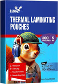 Uinkit 300Pack Thermal Laminating Pouches Card Size 4.3x6.3Inches 5Mil by UinkitHandicraftsandConservationSpecialist