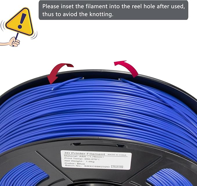 iSANMATE ASA Filament 1.75mm Bundle 2KG, UV & Weather Resistant 3D Printer - Image 3