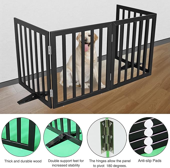 ZJSF Freestanding Indoor Dog Gate - Image 5