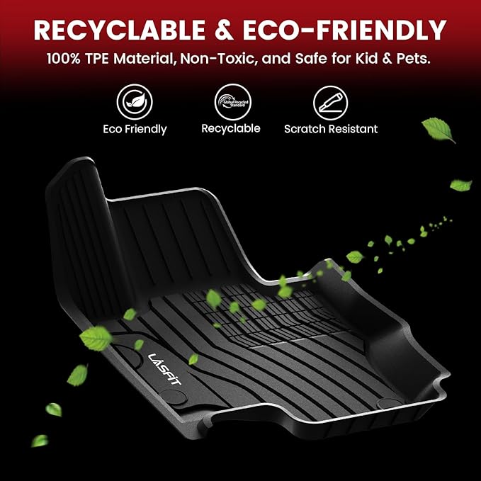 LASFIT Floor Mats for Mercedes Benz GLE SUV 2020-2026 350/450 / 450e / 580/53 - Image 8