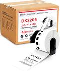 enKo - Compatible DK-2205 Continuous Paper Labels Compatible by enKoProducts