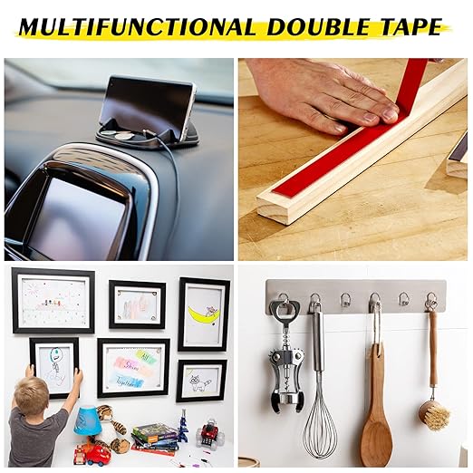 EMITEVER Double Sided Tape Heavy Duty, Acrylic Foam Mounting Tape 16.4FT X 1IN - Image 6