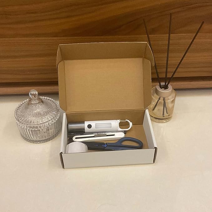 White Shipping Boxes 8x5x2 inch 50 Pack, Corrugated Boxes Mailer Packaging - Image 7