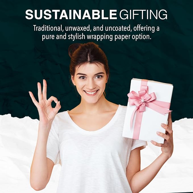 Purple Papers White Kraft Paper Roll | 17.8" x 200 ft Arts and Crafts Thick - Image 4