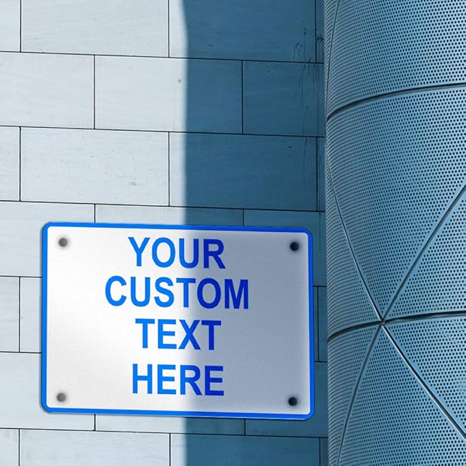Aluminum Weatherproof Metal Sign Multiple Sizes Custom Personalized Text Here - Image 3
