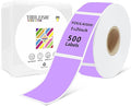 1X2 inch Label Stickers Roll for Thermal Printer 500PCS Colored Removable by YOULAISHI