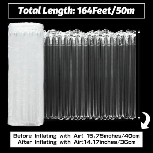 15.75 Inch x 164 Feet Bubble Cushioning Wrap Roll, Large Bubble Air Bubbles - Image 2