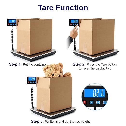 Digital Shipping Postal Scale 0.5 oz High Accuracy! 440lb Commercial Weight - Image 5