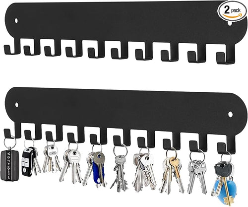 2 Pack Key Holder for Wall, Key Hooks by Suzurana
