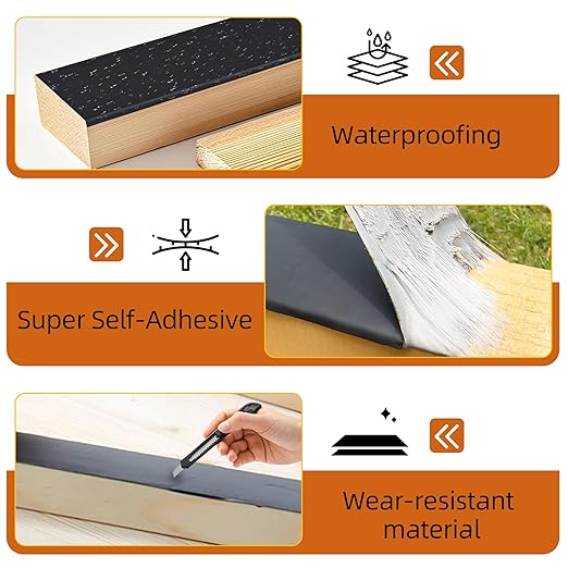 8 Pack Joist Tape for Decking 2''×50', Weather-Resistant, Waterproof Seal - Image 5