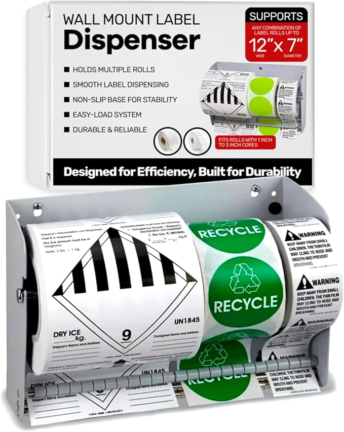 Wall Mount Label Dispenser by Knupp+Co.
