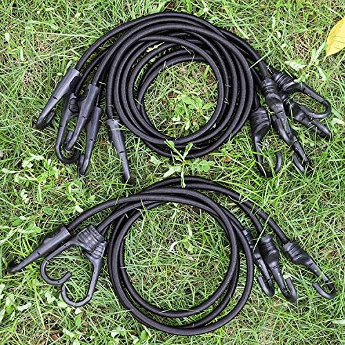 ZHOUBIN 72 Inch Black Bungee Cords - Image 4