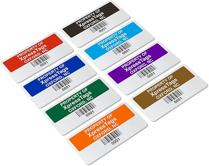 XpressTags 1" x 2" Custom Asset Labels - Image 3