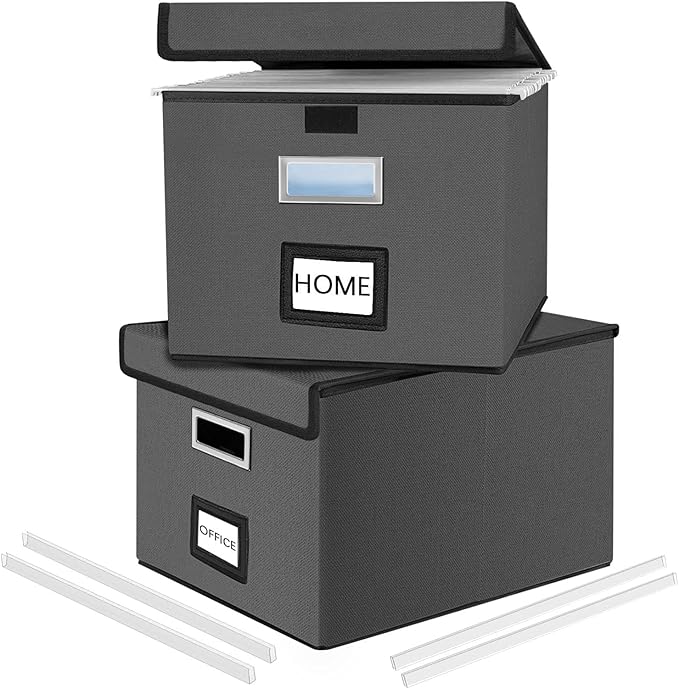 Huolewa File Organizer Boxes by Huolewa