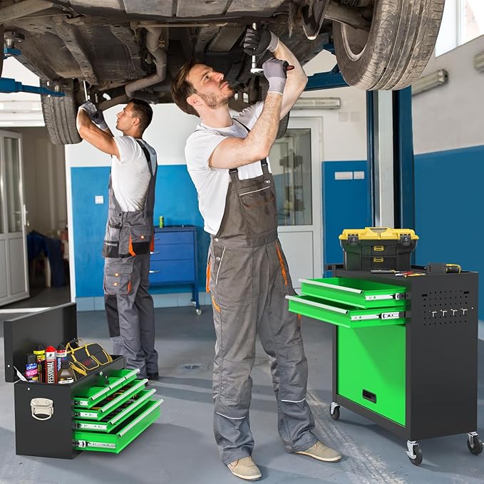 8 Drawer High Capacity Rolling Tool Chest, Metal Tool Box - Image 8