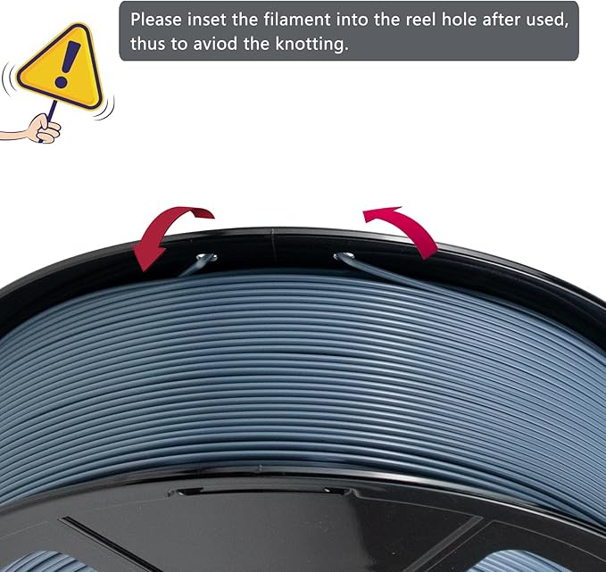 iSANMATE ASA Filament 1.75mm Bluish-Grey 1KG, UV & Weather Resistant 3D Printer - Image 3