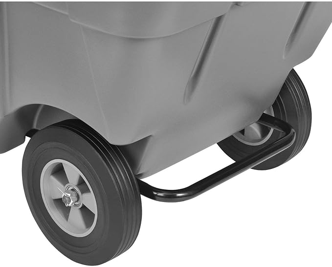 Global Industrial Standard Duty Plastic Tilt Truck 1/2 Cubic Yard Capacity 850 - Image 4