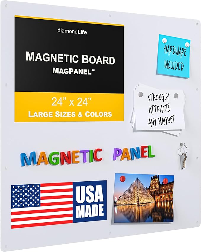 24"x24" - Magnetic Board - Memo & Vision Board by DLDIRECT
