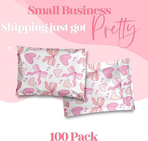 14.5x19 Designer Poly Mailer 100 Pack Heavy Duty Waterproof Self Seal Shipping - Image 2
