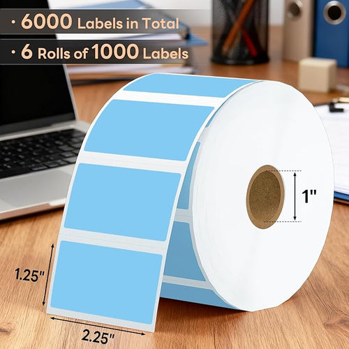 2.25" x 1.25" Direct Thermal Labels, Strong Adhesive Stickers Compatible - Image 2