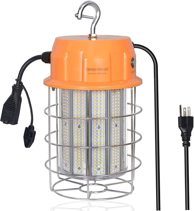 250W LED Temporary Work Light, Portable Hanging Work Construction Light by SuperBrightLEDCornLightBulb