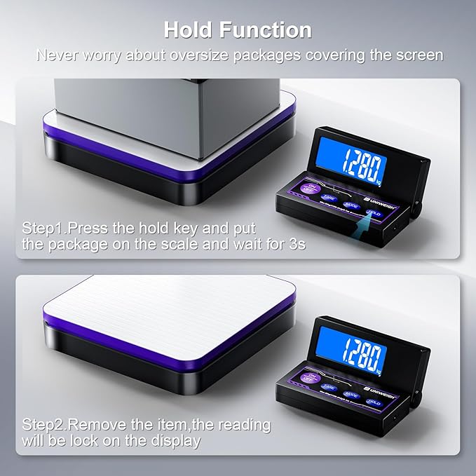 Digital Wireless Shipping Postal Scale 110lbs/0.1oz Accurate, Foldable LCD - Image 5