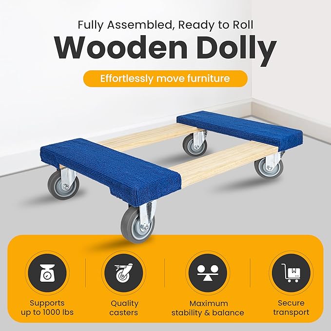 Heavy Duty Furniture Dolly Fully Assembled - Image 2